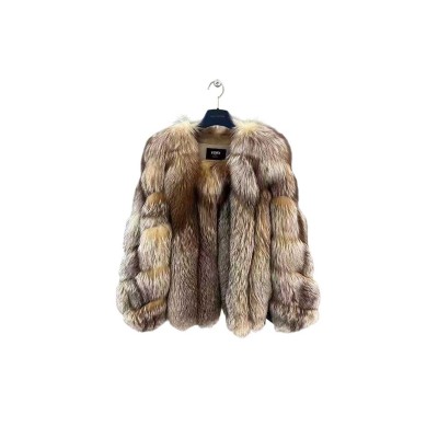 FENDI MULTI FOX JACKET 